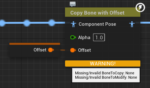 Visual Warning on the Node